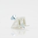 Häfele Rückwandverbinder Rückwandhalter silberfarben mit Schraube