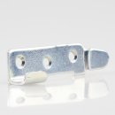 Häfele Möbel Bettverbinder 95x23x21mm Stahl