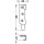 Häfele Möbel Bettverbinder 95x23x21mm Stahl