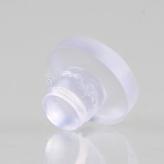 Schutzpuffer Gumminoppen Bodenträger für Holz, Glasböden oder Glasplatten 12mm KU transparent