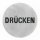 Häfele Symbol Hinweisschild Türschild "Drücken" 75mm rund Edelstahl matt