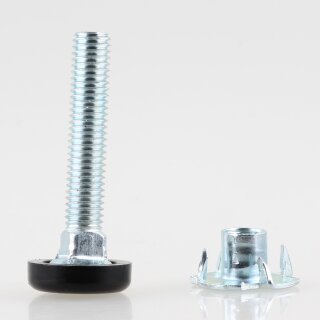 Häfele M8 Verstellschraube mit Einschlagmutter 52mm 