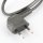 H&auml;fele M&ouml;belschalter Wipp-Schalter Fu&szlig;-Schalter mit Euro-Flachstecker, Euro-Kupplung 230V und 4m Kabel