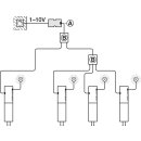 Häfele Loox Multi-Netzteil-Box Verteiler mit Schaltfunktion, 1 Schalter und 3 Netzteilen