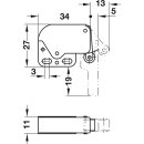 Häfele Schnappverschluss Schnäpper Mini Latch mit Feder zum Schrauben vernickelt