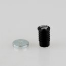 Häfele Magnetverschluss Schnäpper zum Einleimen für 8mm Bohrung Haftkraft 2kg schwarz