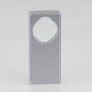 Häfele Kombi Mittel-Deckenträger Halterung aluminiumfarben oval 25mm für Schrankrohre Schrankstangen Kleiderstangen