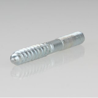 M6 Stockschraube Länge 60mm Stahl verzinkt gewalztes Gewinde mit Torx-Antrieb