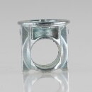 Häfele Verbindergehäuse, Stablofix, Stahl, verzinkt, mit Abdeckrand 262.88.904