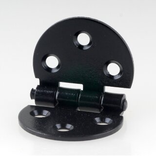 Häfele Klappenscharnier 30mm zum Schrauben Stahl schwarz matt Öffnungswinkel 270 Grad