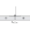 Häfele Klappenscharnier 30mm zum Schrauben Stahl schwarz matt Öffnungswinkel 270 Grad
