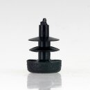 Rohrstopfen Kunststoff schwarz für Rundrohre 10mm...