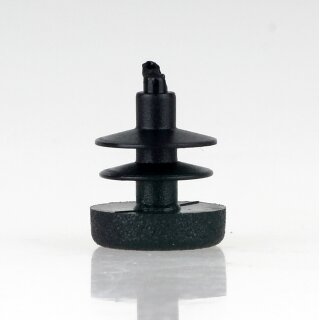 Rohrstopfen Kunststoff schwarz für Rundrohre 12mm Außendurchmesser