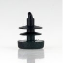 Rohrstopfen Kunststoff schwarz für Rundrohre 12mm...