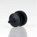 Rohrstopfen Kunststoff schwarz für Rundrohre 12mm Außendurchmesser