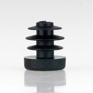 Rohrstopfen Kunststoff schwarz für Rundrohre 13mm Außendurchmesser