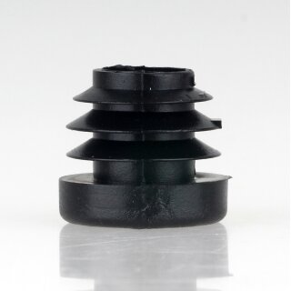 Rohrstopfen Kunststoff schwarz für Rundrohre 18mm Außendurchmesser