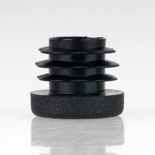 Rohrstopfen Kunststoff schwarz für Rundrohre 20mm Außendurchmesser