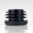 Rohrstopfen Kunststoff schwarz für Rundrohre 25mm...