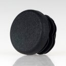 Rohrstopfen Kunststoff schwarz für Rundrohre 25mm...