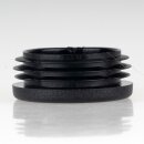 Rohrstopfen Kunststoff schwarz für Rundrohre 42mm...