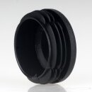 Rohrstopfen Kunststoff schwarz für Rundrohre 42mm Außendurchmesser