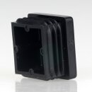Rohrstopfen Kunststoff schwarz für Vierkantrohre 30x30mm