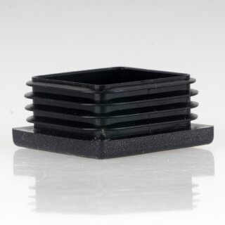 Rohrstopfen Kunststoff schwarz für Vierkantrohre 40x40mm