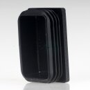 Rohrstopfen Kunststoff schwarz für Vierkantrohre 60x40mm