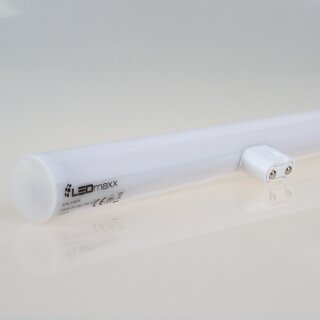LEDmaxx 1-Sockel S14d LED-Linestra Linienlampe 30cm opal 240V/5W(=35W) Länge 30 cm