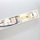 S14s 2 Sockel Fassung wei&szlig; f&uuml;r 230V/35W L300 Linestra Linien-Lampe