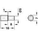 Häfele Bodenträger H3109 für Holz oder...