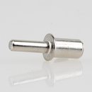 Häfele Bodenträger H3124 für Holz 3/5mm Stahl vernickelt (20 Stück)