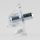 Häfele Bodenträger Kunststoff transparent für Glasböden 5mm Glasdicke 5mm (20 Stück) mit Stahlstift