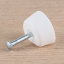 Häfele Bodenträger H3111 für Holz oder Glas KU weiß zum Einschlagen (20 Stück)