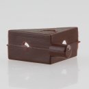 Häfele Bodenträger H3141 für Holz oder Glas KU braun zum Einstecken in 5mm Bohrloch (20 Stück)