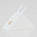 Häfele Bodenträger H3141 für Holz oder Glas KU weiß zum Einstecken in 5mm Bohrloch (20 Stück)