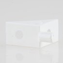 Häfele Bodenträger H3141 für Holz oder Glas KU weiß zum Einstecken in 5mm Bohrloch (20 Stück)