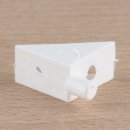 Häfele Bodenträger H3141 für Holz oder Glas KU weiß zum Einstecken in 5mm Bohrloch (20 Stück)
