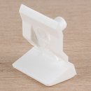 Häfele Bodenträger H3107 für Glasböden 5mm KU weiß mit Einrastsicherung (20 Stück)