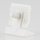 Häfele Bodenträger H3107 für Glasböden 5mm KU weiß mit Einrastsicherung (20 Stück)