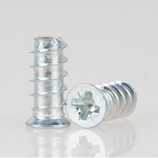 Häfele Euroschraube Varianta mit Senkkopf für 5mm Bohrung Länge 13,5mm (20 Stück)