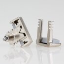 Häfele Bodenträger für Glasböden mit Klemmsicherung zum Einstecken Ixconnect SH-G-5035