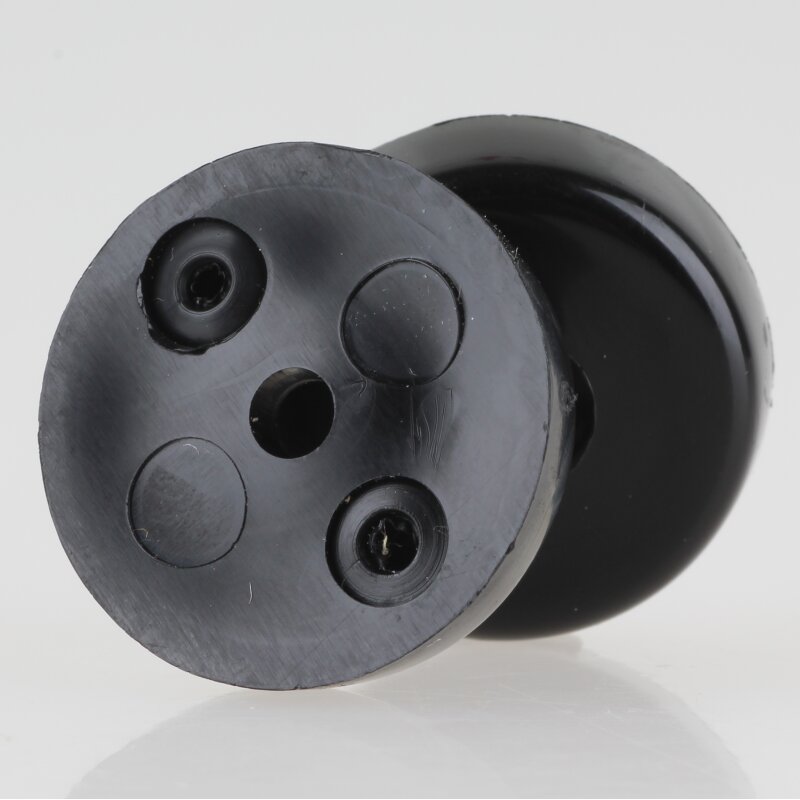 Möbelgleiter Kunststoff schwarz zum Schrauben kaufen