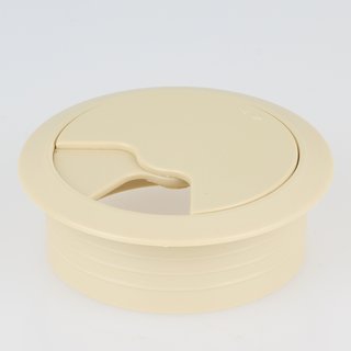H&auml;fele Kabeldurchf&uuml;hrung Kabeldurchlass rund 60mm Kunststoff beige