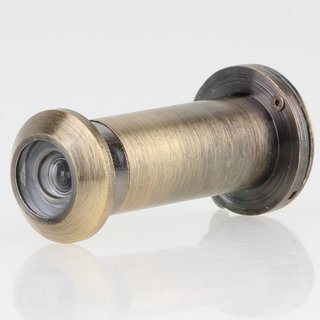 Häfele Türspion 12mm mit Klappe Messing brüniert 31-55mm Türdicke