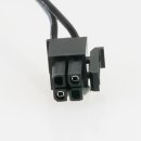 Häfele Druckschalter mit Zuleitung schwarz Bohrloch 12mm 12-24V