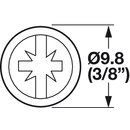 Häfele Gewindeschraube M4x1 Tellerkopf Kombi-Kreuzschlitz 10x30mm