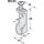 Häfele Schrankrohrlager Kleiderstangen-Halterung für Schrankrohr oval 30x15mm zum Schrauben schwarz