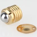 Häfele Kugelschnäpper zum Eindrehen 17x14mm vermessingt